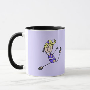 Blondes Mädchen Turnen T-Shirts und Geschenke Tasse