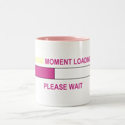 BLONDES MOMENT-LADEN… ZWEIFARBIGE TASSE (Mittel)