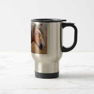 Blondes Pferd Reisebecher