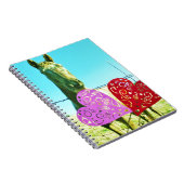 Blondes Pferd und rosa und rote Herzen Notizblock (Rechte Seite)