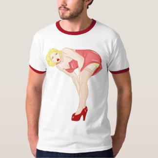 Blondes Pinup-Mädchen 2 T-Shirt