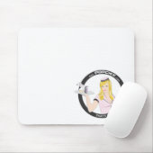 Blondes PopChiX Mädchen Mousepad (Mit Mouse)