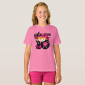 Blondes Rockstar-Mädchen T-Shirt (Vorne ganz)