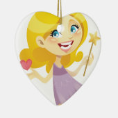 Blondes Toothfairy von der Granatapfel-Tinte Keramikornament (Rechts)