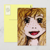 Blondi Art Postkarte (Vorne/Hinten)