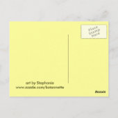 Blondi Art Postkarte (Rückseite)