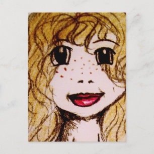 Blondi Art Postkarte