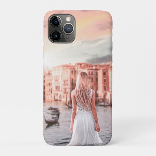 Blondie im romantischen Venedig Case-Mate iPhone Hülle (Rückseite)