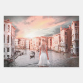 Blondie im romantischen Venedig Geschenkpapier Set (Vorderseite 3)