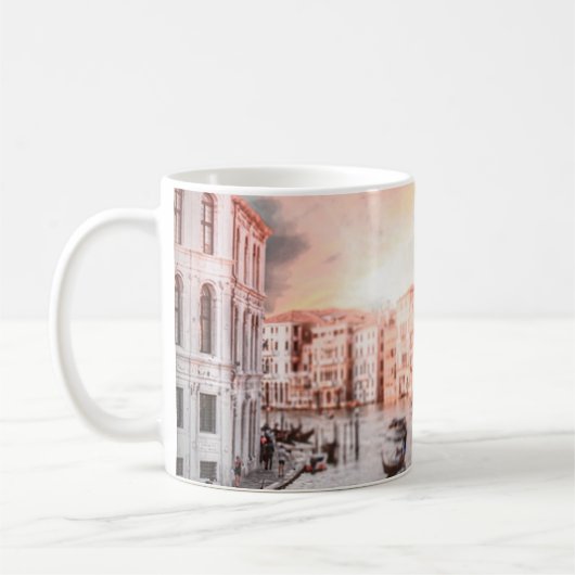 Blondie im romantischen Venedig Kaffeetasse (Links)