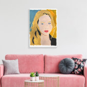 Blondie Leinwanddruck (Insitu (Wohnzimmer))