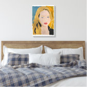 Blondie Leinwanddruck (Insitu (Schlafzimmer))