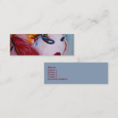 "Blondie u. I " Mini Visitenkarte (Vorne/Hinten)