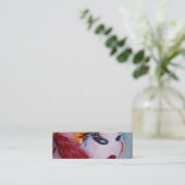 "Blondie u. I " Mini Visitenkarte (Stehend Vorderseite)