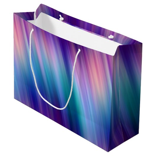 Blondine Große Geschenktüte (Vorderseite Schrägansicht)