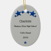 Blondine Keramik Ornament (Hinten)