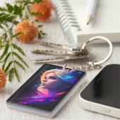 Blondine Schlüsselanhänger (Vorderseite rechts)