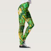 Blondine u. brach - gemusterte Leggings - (Rechts)