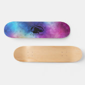 Blondine u. brach - Skateboard - schwarzes Logo (Horizontal)