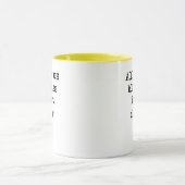 Blondinen ist nicht stummer lustiger Tassen-Spaß Tasse (Zentrum)