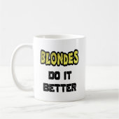 Blondinen machen es besser Kaffee Tasse (Links)