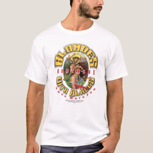 Blondinen mit Blättern T-Shirt