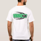 Blondinen mit Blättern T-Shirt (Rückseite)