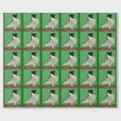 Blondinette Frill Pigeon Geschenkpapier (Flach)