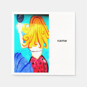 Blondpapier Serviette