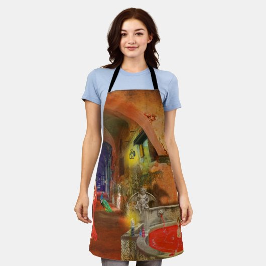 Blood Bath Schürze (Getragen)