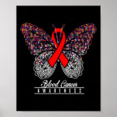 Blood Cancer Awareness Butterfly Lovers Gifts 2 Poster (Vorne)