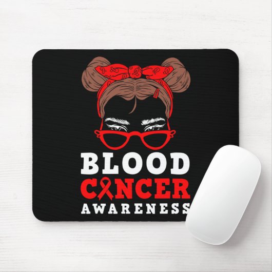 Blood Cancer Awareness Month Mousepad (Mit Mouse)