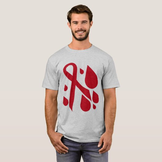 Blood cancer awareness T-Shirt (Vorne ganz)