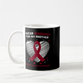Blood Cancer Burgundy Brother Multiple Myeloma Awa Kaffeetasse (Links)