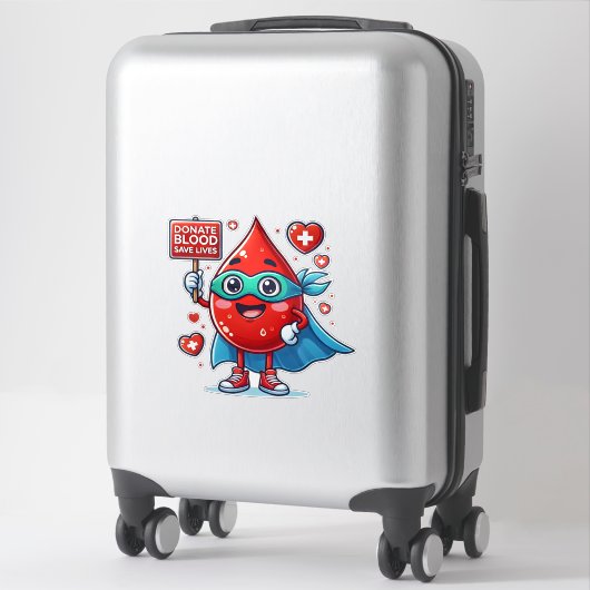 Blood donation aufkleber (Koffer)