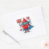 Blood donation runder aufkleber (Umschlag)