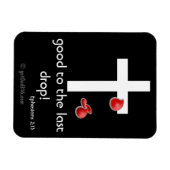 Blood Drops gotGod316.com Cross Magnet (Horizontal)
