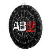 Blood Group AB Japanisches Kanji Dartscheibe (Vorderseite rechts)