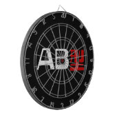 Blood Group AB Japanisches Kanji Dartscheibe (Vorderseite Links)