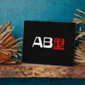 Blood Group AB Japanisches Kanji Fotoplatte (Seite)