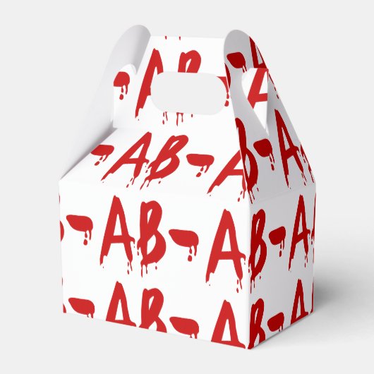 Blood Group AB - Negative #Horror Hospital Geschenkschachtel (Vorderseite)