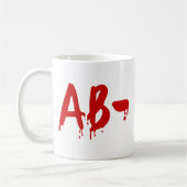 Blood Group AB - Negative #Horror Hospital Kaffeetasse (Links)