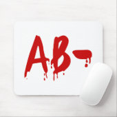 Blood Group AB - Negative #Horror Hospital Mousepad (Mit Mouse)