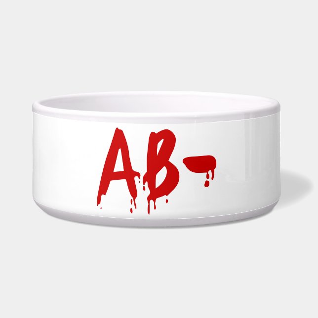 Blood Group AB - Negative #Horror Hospital Napf (Vorderseite)