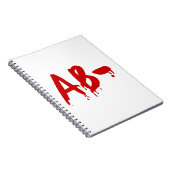 Blood Group AB - Negative #Horror Hospital Notizblock (Rechte Seite)