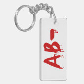 Blood Group AB - Negative #Horror Hospital Schlüsselanhänger (Vorderseite links)