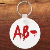 Blood Group AB - Negative #Horror Hospital Schlüsselanhänger (Vorderseite)