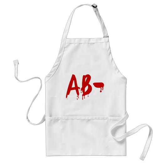 Blood Group AB - Negative #Horror Hospital Schürze (Vorne)