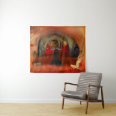 Blood is Life Wandteppich (Beispiel (Horizontal))