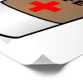 Blood-Kaffeetyp Funny Poster (Ecke)